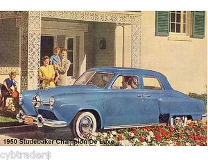 1950 Studebaker Champion De Luxe 4D Refrigerator Magnet - Picture 1 of 1