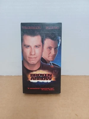 Broken Arrow (VHS 1996) Movie John Travolta Christian Slater Action - Image 1 of 4