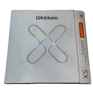 D'Addario XSABR1047 X-Light 80/20 Bronze Coated Acoustic Guitar Strings 10-47 - Picture 1 of 4