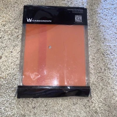 Casecrown Protective Case For Tablets Up To 10" Orange NOS Edw15  - Image 1 of 4