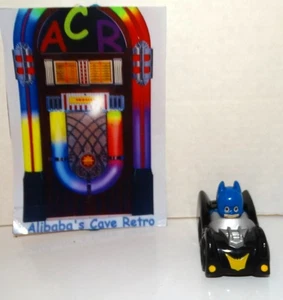 Fisher-Price Little People Wheelies Blue Batman silver black top batmobil - Picture 1 of 7