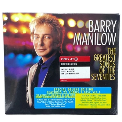 Barry Manilow CD DVD The Greatest Songs Of The Seventies Deluxe 2 Disc Set Foto 1 de 3