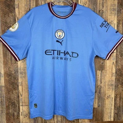 Manchester City 2022-23 Home Soccer Jersey Puma Men’s XL - Image 1 of 4