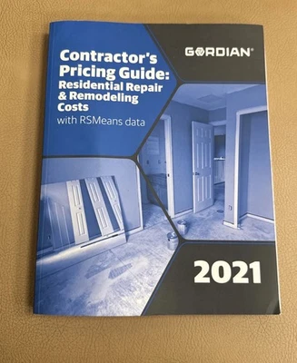 Contractor's Pricing Guide Book RSMeans Data 2021 Residential Repair & Remodel - Image 1 of 4