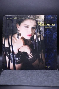 Madonna Borderline 12" Remix Single 45 RPM Lucky Star New Mix 1983 Sire EXC/NM - Imagen 1 de 5