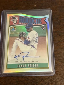 2025 Bowman Baseball KUMAR ROCKER ROOKIE OF THE YEAR FAVORITE AUTOGRAPH #069/150 - Picture 1 of 6
