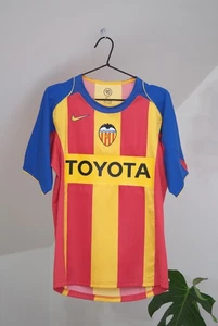 FC Valencia Vintage Nike Men 2004 2005 Football Jersey Shirt S Made in Portugal - Picture 1 of 17