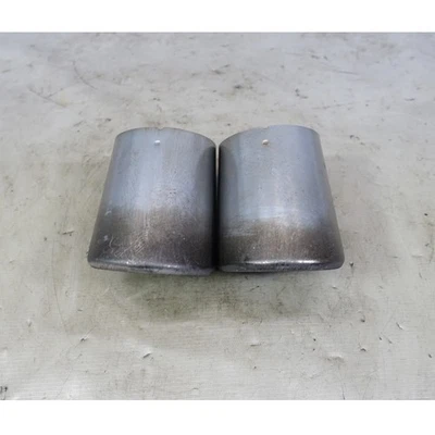 2014-2018 BMW F15 X5 35i 35d Exhaust Tailpipe Muffler Tips Pair Chrome OEM - Image 1 of 4