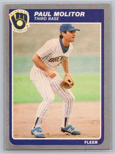 1985 Fleer Paul Molitor #588 - Picture 1 of 2