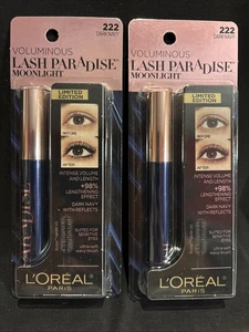 2x Loreal Voluminous Lash Paradise Moonlight Mascara Sealed 222 - Dark Navy - Picture 1 of 3