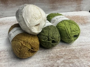 Lot of 4 Fjallalopi YARN Lopi DK SPORT 100% Icelandic wool -mixed colors Lot A - Picture 1 of 6