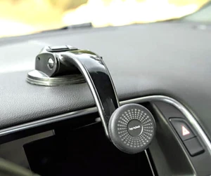 Phone Mount Magnetic Dashboard Suction w/Magnets Incl. Universal, Black 1 EA - Picture 1 of 6
