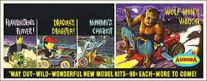 Póster reproducción Aurora Way Out Monster Kit Banner 9X23 14AMB95 - Imagen 1 de 1