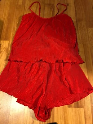 Conjunto de Top y Pantalones Cortos Cosabella Hecho en Italia 100% Poliam Talla M Lencería Nupcial Foto 1 de 4