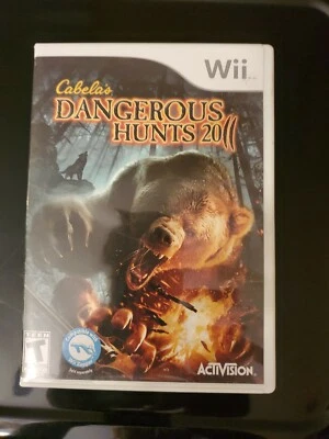 Wii Cabelas Dangerous Hunts 2011, Case, Disk And Manual, - Image 1 of 4