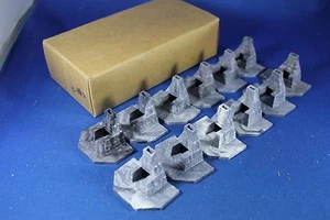 Plasticville - O-O27 - #FR-5 - Dealer Box (12) Barbecues - Fire Place - L/N - Picture 1 of 11
