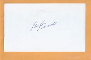 Ron Perranoski Los Angeles Dodgers AUTO Signed 3x5 Card Michigan State Spartans - Picture 1 of 2