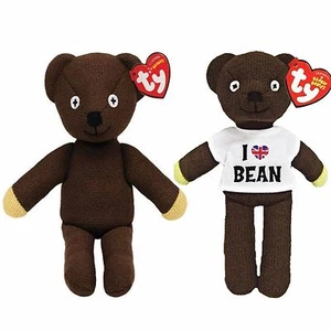 Set ufficiale Mr Bean Twin Beanie Bear di Ty (edizione limitata) - Foto 1 di 1