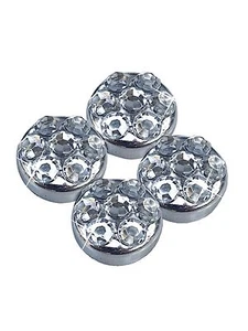 Clear Crystal Rhinestone Screw Caps for Crystal Bling License Plate Frame - Picture 1 of 2