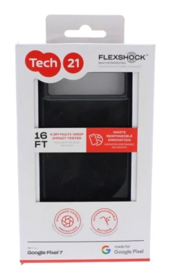 Tech21 Flex Shock Case for Google Pixel 7 Black New - Image 1 of 2