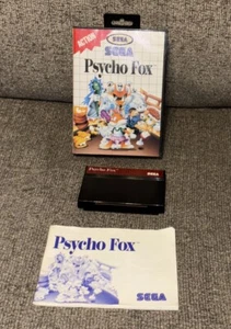Master System PSYCHO FOX *x Boxed With Manual Sega PAL REGION FREE (Works in US) - Picture 1 of 19