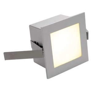 Intalite FRAME BASIC LED recessed wall light, square, silver, warm white LED - Picture 1 of 1