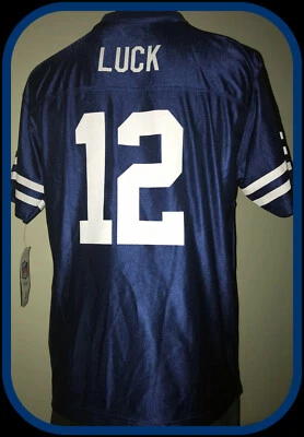 INDIANAPOLIS COLTS ANDREW LUCK TEAM APPAREL REPLICA JERSEY YOUTH XLARGE NWT - Image 1 of 4