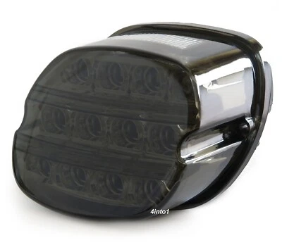 Smoke Lens LED Tail Light Assembly Harley Davidson Dyna Road King Electra Glide - Image 1 of 4
