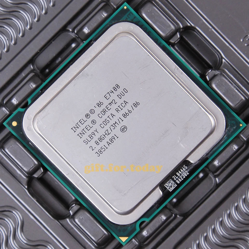 Intel Core 2 Duo E7400 SLB9Y 2.8 GHz Dual-Core Processor CPU (SLGW3 SLGQ8 SLB9Y) - Image 1 of 1