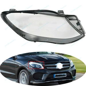Lente de cubierta de faro derecho para Mercedes Benz GLE 2016-2018 W166 GLE350/400/550/63 - Imagen 1 de 4
