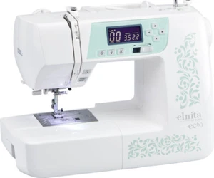 Elna Elnita EC60 Full-Featured Lightweight Computerized Sewing Machine + Bonus - Picture 1 of 3
