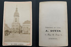 France, Amiens, église Saint-Leu Vintage albumen carte de visite, CDV.  Tira