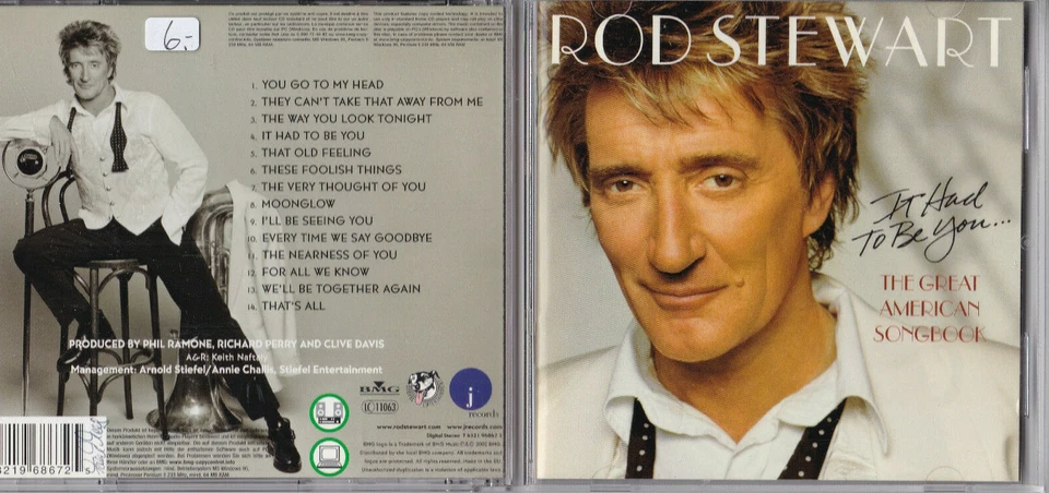 Rod Stewart -It Had To Be You... The Great American Songbook- CD J Records - Bild 1 von 1