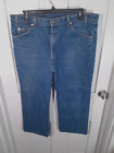 Vtg 90s 517 Levis Orange Tab Boot Cut Dark Wash Made In USA Jeans 42x30 (42x24)