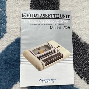 Unidad de datasette 1530. Instrucciones de funcionamiento. Mdoel C2N. Computadora Commodore 64 - Imagen 1 de 3