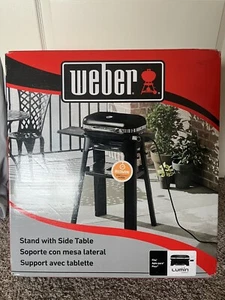 Weber Stand With Side Table And Built In Hooks For Lumin Electric Grill - Picture 1 of 3