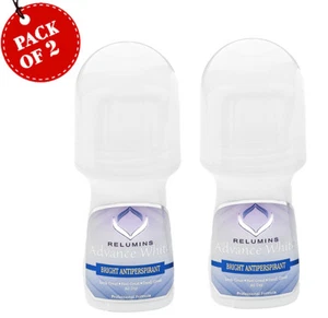 2x Relumins Advance Skin Whitening Deodarant RollOn Dark Underarm W/ Glutathione - Picture 1 of 2
