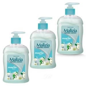MALIZIA Flüssigseife Handseife Weißer Moschus - white Musk 3x 300ml Spender - Bild 1 von 3