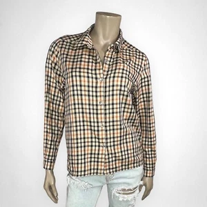 Vintage 90s DAKS London Small Shirt Button Up House Check Long Sleeve - Bild 1 von 11