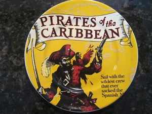Walt Disney Parks, NEW 7" Ceramic Plate, Pirates of the Caribbean w/ Pirate Pic - Picture 1 of 4