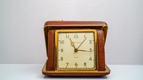 K350 Vintage Phinney Walker Travel Clock Cover