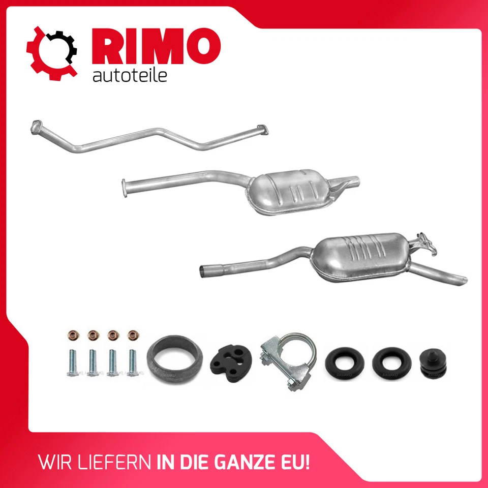 Mercedes W124 200 Diesel (1985-1993) Without Cat Exhaust System With Mounting Kit - Image 1 of 1