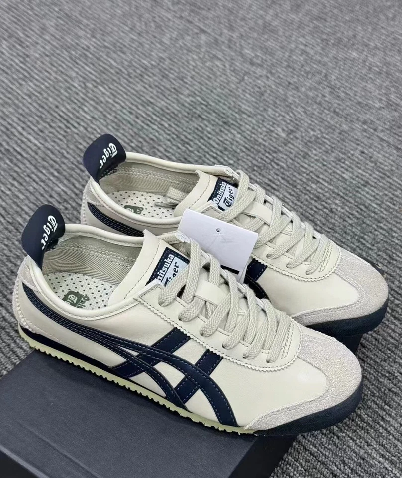 NEW WITHOUT BOX | SHIPPED WITH FOAM PACKAGING Onitsuka Tiger MEXICO 66 1183C102 200 BIRCH PEACOAT New