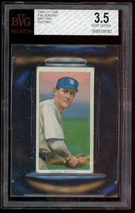 1909-11 T206 *OLD MILL* Tim Jordan Batting - BVG 3.5 VG+ - Picture 1 of 2