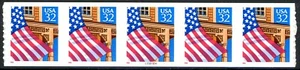 Flag Over Porch S/A Dated Red 1996 PNC5 PL 11111A Scott's 2915A - Picture 1 of 2