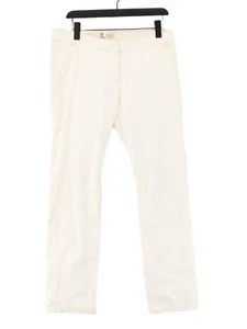 Timberland Women's Trousers UK 12 Cream 100% Other Straight Chino - Picture 1 of 5