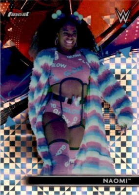 2021 Topps Finest WWE #25 Naomi X-Fractors - Image 1 of 2