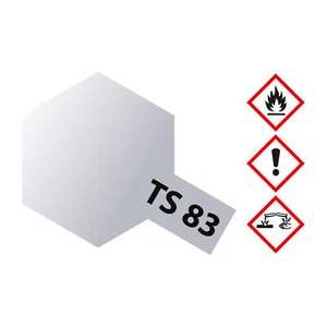 (293,00 €/1 l) Tamiya TS-83 argento metallizzato lucido 100 ml vernice spray resina 30 - Foto 1 di 2