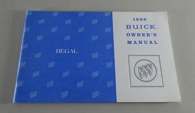 Manuale Del Proprietario / Manuale Buick Regal Anno 1988 - Immagine 1 di 2