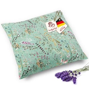 Navango Lavendel Kissen 30x30 Duftkissen Baumwolle Lavendelsäckchen Blumenmuster - Bild 1 von 14